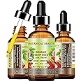 Botanical Beauty Organic ROSEHIP SEED OIL 100% Pure Natural Virgin Unrefined Cold-pressed Carrier Oil 0.5 Fl Oz 15 ml For Face, Skin, Body, Hair, Lip, Nails, Rich in vitamin C, Vitamin E, Anti-Aging