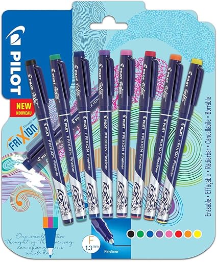 Pilot Frixion Lot De 8 Feutres Effacables Assortis Amazon Fr Fournitures De Bureau