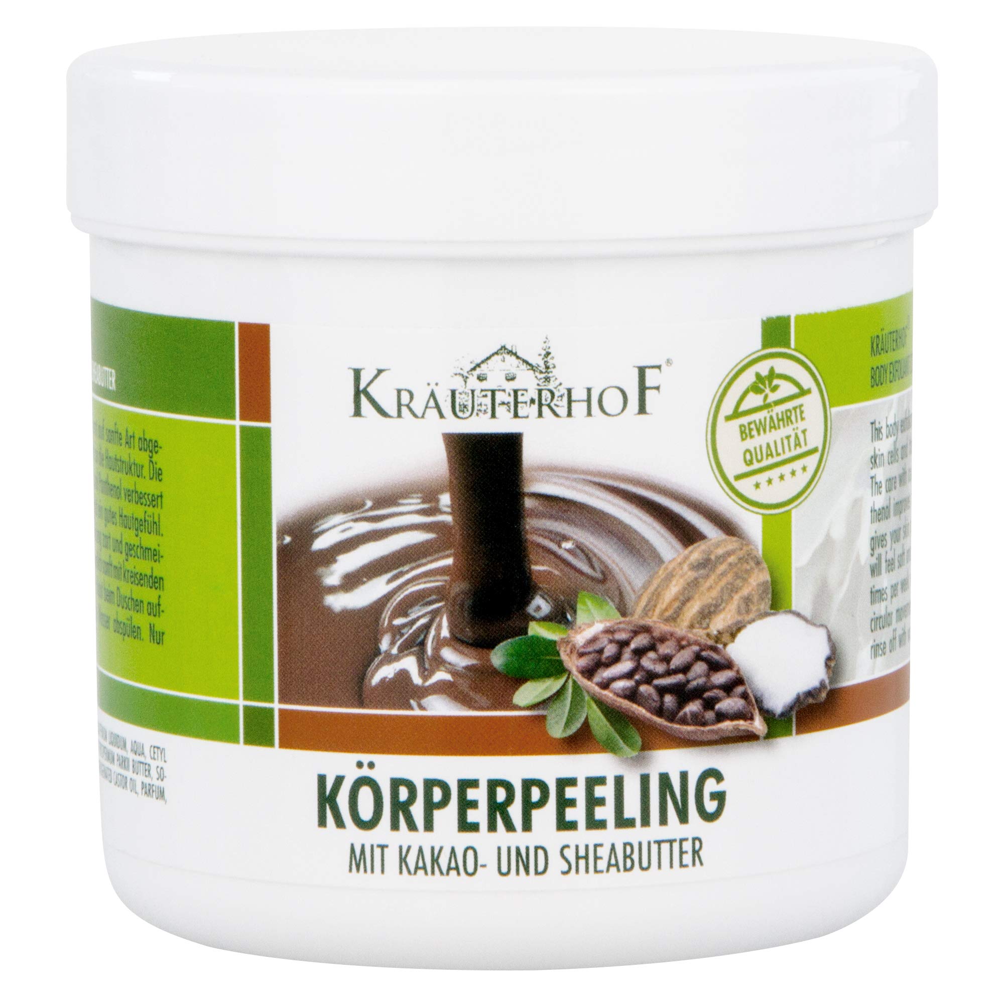 Krauterhof Body Peeling with Shea and Cocoa Butter - Refreshing & Detoxifying by Krauterhof
