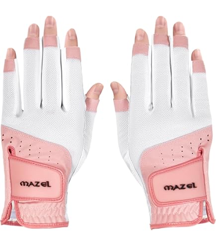 Caddy Classic Damen Golfhandschuh - Stylischer Mesh-Handschuh Mit Premium-Leder - Atmungsaktiv & Rutschfest Für Linke & Rechte Hand