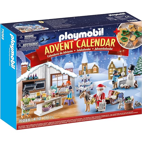 Amazon.com: PLAYMOBIL Advent Calendar - Christmas Baking : Home & Kitchen