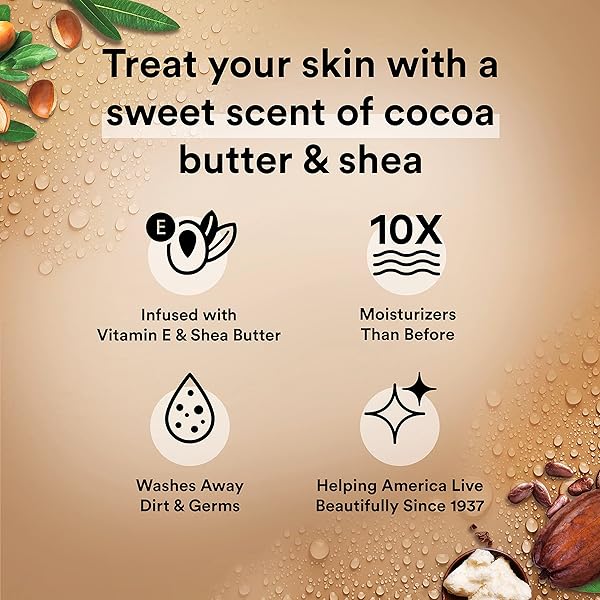 SUAVE ESSENTIALS GENTLE BODY WASH, COCOA BUTTER & SHEA WITH A SWEET OIL BLEND ESSENCE, INFUSED WITH VITAMIN E & HONEY EXTRACT 18 OZ