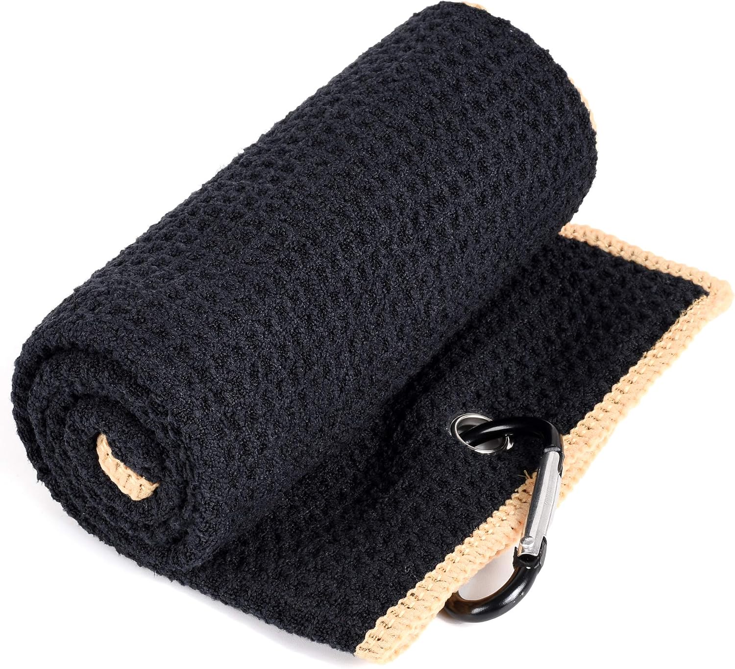 Mile High Life Golf Towel, Black(yellow Edge), S - Image 4