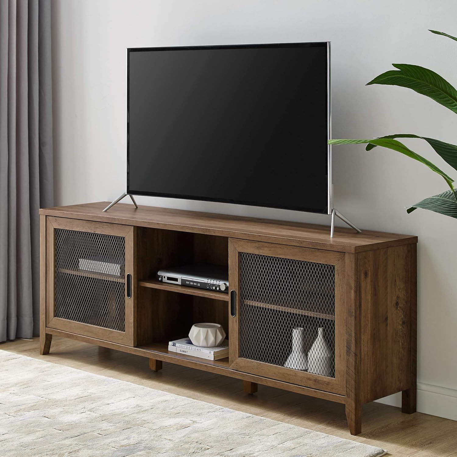 Best Industrial Tv Stand Barnwood