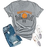 YZMI Mama Shirts for Womens Sport Mom Tshirt Funny Short Sleeve Letter Printed Tees Mom Gift Tops