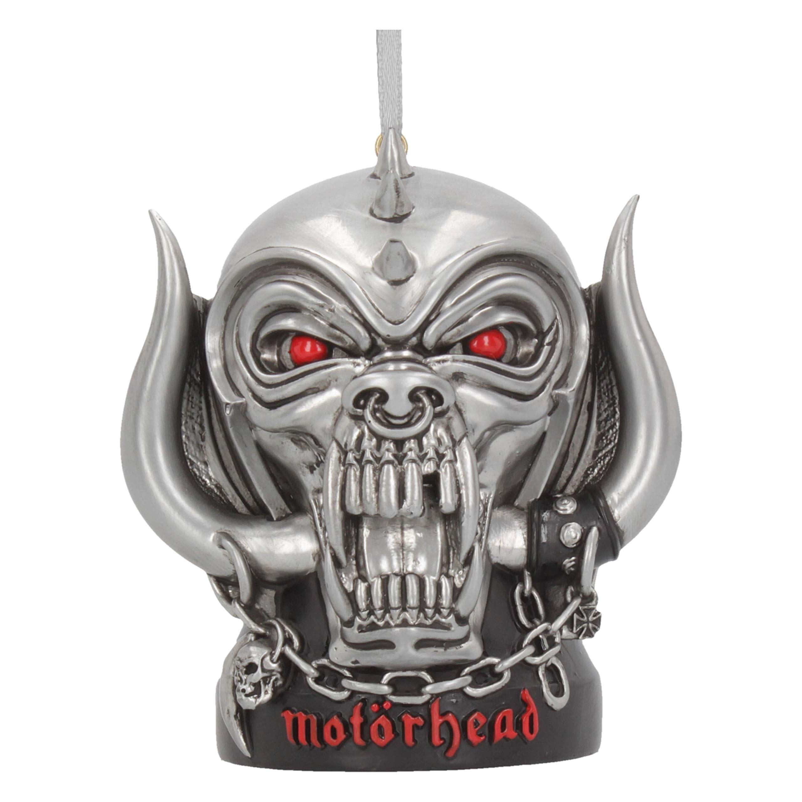 Motorhead Warpig Hanging Festive Decorative Ornament, Officially Licensed Motorhead Merchandise, Featuring Warpig Artwork, Includes Loop & Ribbon, Cast in the Finest Resin, Expertly Hand-Painted