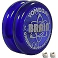 Yomega The Original Brain - Professional Yoyo for Kids and Beginners, Responsive Auto Return Yo Yo Best for String Tricks + Extra 2 Strings & 3 Month Warranty (Dark Blue)