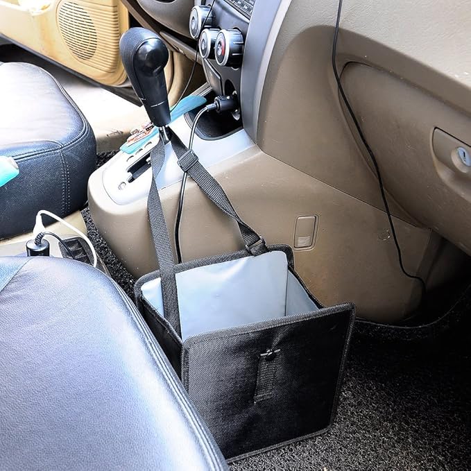 Car Garbage Can Strap Hanging Inner Waterproof Leakproof