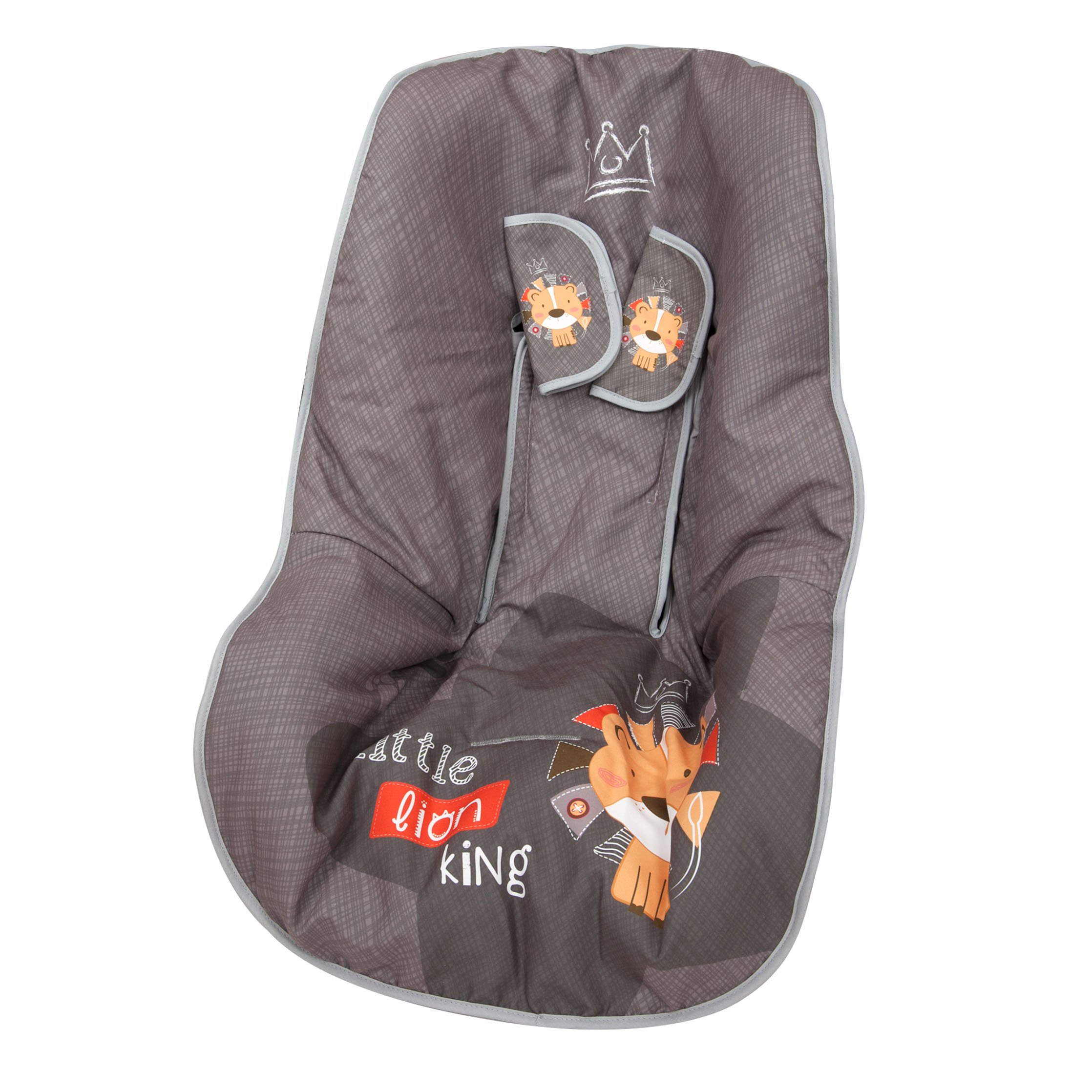 Car Seat Cover, Universal Groups 0/1/2, Harness Cover Gift (Lion)