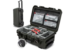NANUK 935 Pro Photo Kit – Waterproof Travel Camera Hard Case with Padded Dividers and Wheels, 22” x 14” x 9” - Dustproof and 