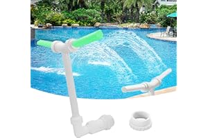 TTSITG Pool Fountains, Fountains for above and In Ground Pools with Luminous light, Safe and Easy Installed, Fun Swimming Pool Fountains for Kids, Couples, Friend and Family Gatherings