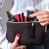 Laura Geller New York Foundation Brush with Wooden Handle Midnight Black view 5