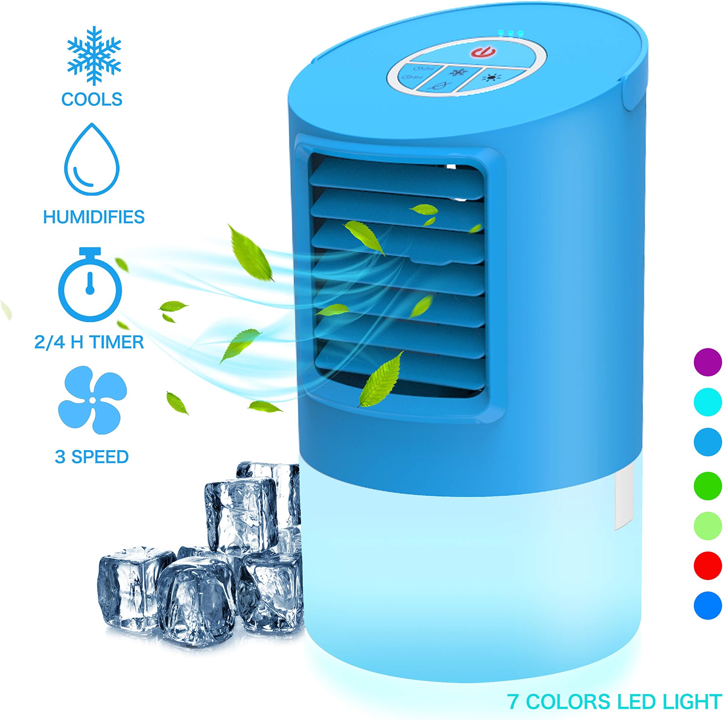 Begleri Air Conditioner - Air Cooler, Desk Cooling Fan, Air Conditioning Unit for Home Office, Timer 3 Speed Fan