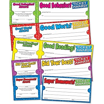 No homework ticket picture