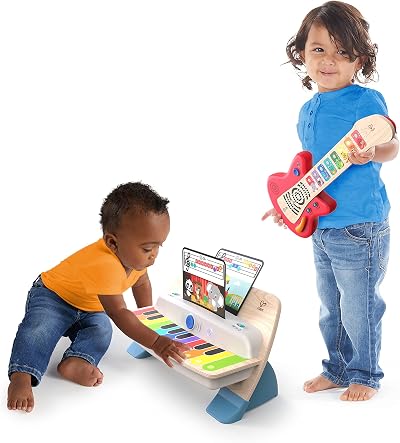 Baby Einstein Together in Tune Piano & Guitar Bundle Safe Wireless Wood