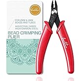 Beaditive Bead Crimping Plier for 2mm & 3mm Beads and Tubes | 5-Inch (Red)
