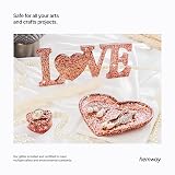 Hemway Rose Gold Glitter Shaker 130g Fine Glitter view 5