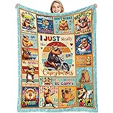 Cute Capybara Throw Blanket Gifts, Funny Capybara Soft Fuzzy Flannel Plush Blanket, Brown Capy Mouse Cozy Warm Blankets for Women Girls Home Bed Sofa Crib Couch Travel Throws Blankets 50'' x 60''