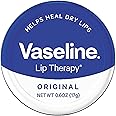 Vaseline Lip Therapy Lip Balm Tin, Original, 0.6 oz