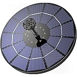 AISITIN 3.5W Solar Fountain Pump, Solar Water Pump Floating Fountain built-in 1500mAh Battery, with 6 Nozzles, for Bird Bath,