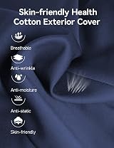 Travel Ease Ergonomic Lumbar Support Cushion Memory Foam DarkBlue view 8