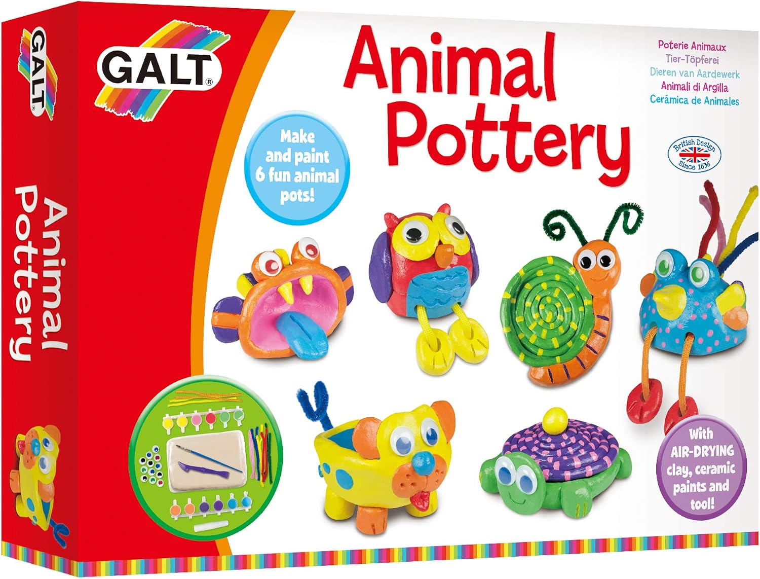 Galt Toys, Animal Pottery, Kids' Craft Kits, Ages 6 Years Plus & Toys, Flower Lights, Kids' Craft Kits, Ages 7 Years Plus - Image 3