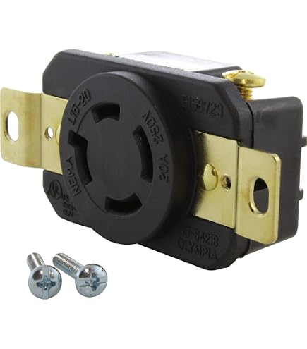thumbnail image 2 of Leviton 27W75 Watertight Locking Connector – L15-20R, 20A, 250V, 3-Phase 2 of 3