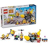Lego Despicable Me 4 Minions and The Banana Car Playset to Despicable Me 4, Kids Toy, Creative Minions Gift for Boys and Girls from 6 Years 75580