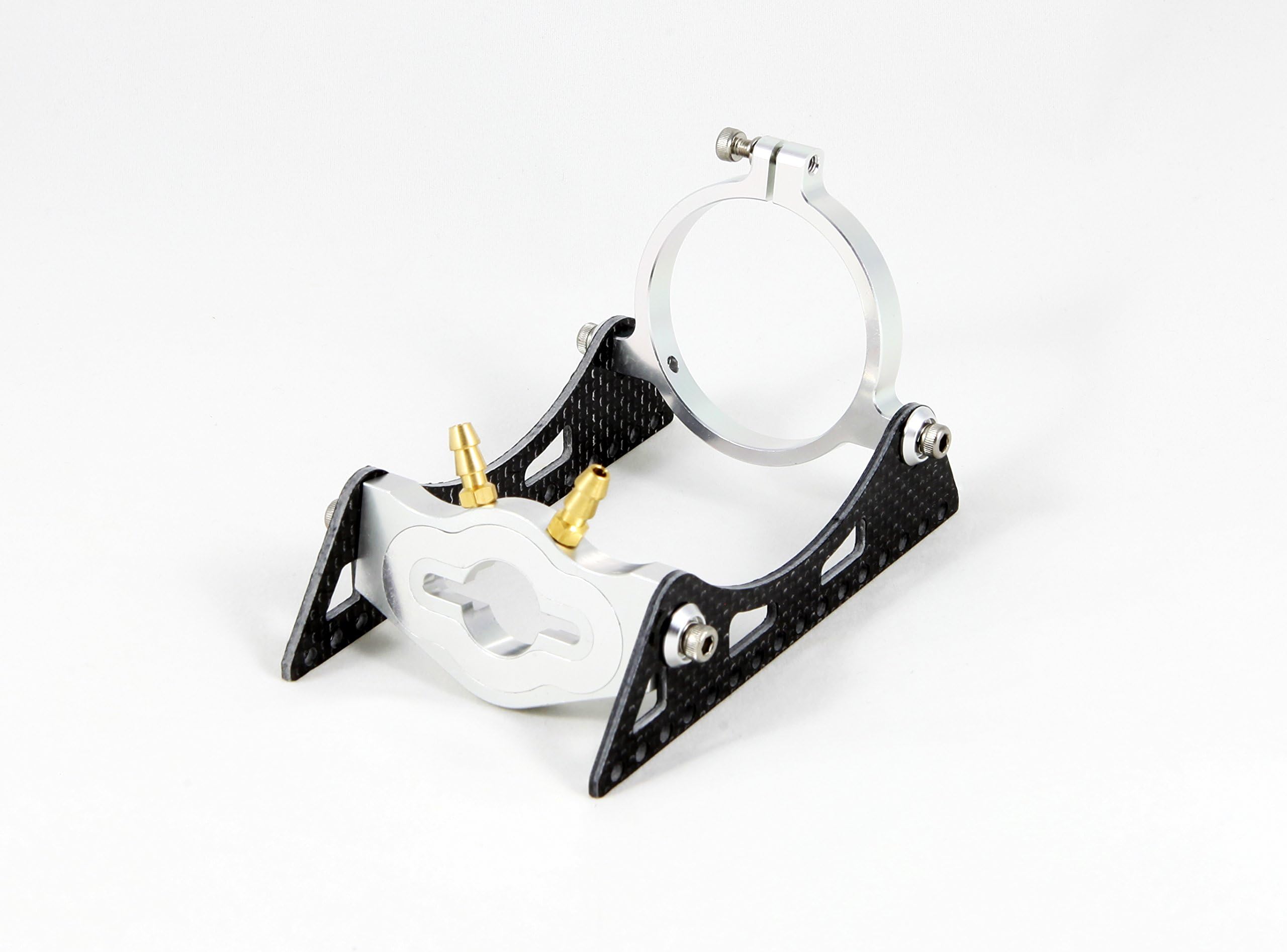 Carbon Fiber Water Cooling Motor Mount with Clamp for 40mm Motor R/C Boat