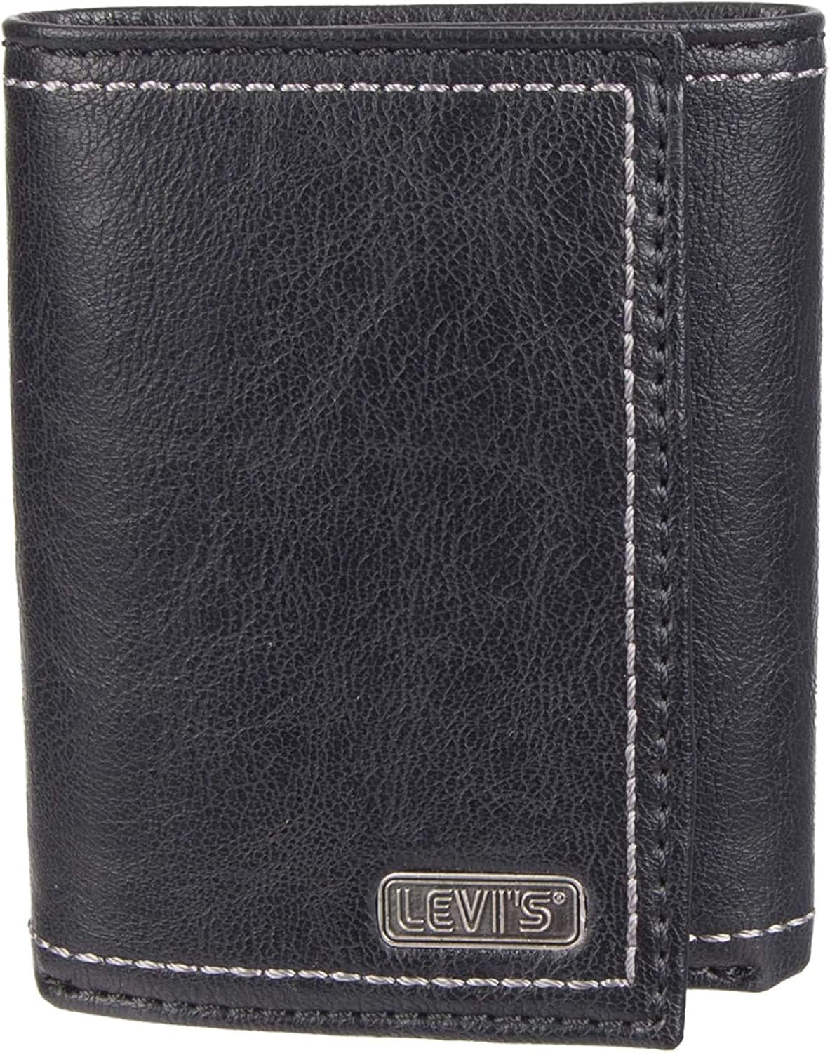 Levi's Men's RFID Trifold Wallet Sleek and Slim Includes ID Window