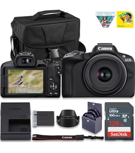 Amazon.com : Canon EOS R50 Mirrorless Camera w/RF-S 18-45mm f/4.5