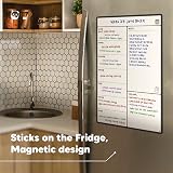 Smart Panda A3 Magnetic Whiteboard Fridge Calendar Meal Planner view 3