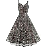 Women's Glitter Sequin Dress Spaghetti Strap Sparkle Party Dress Sparkly Homecoming Dress Short Wedding Cocktail Dress