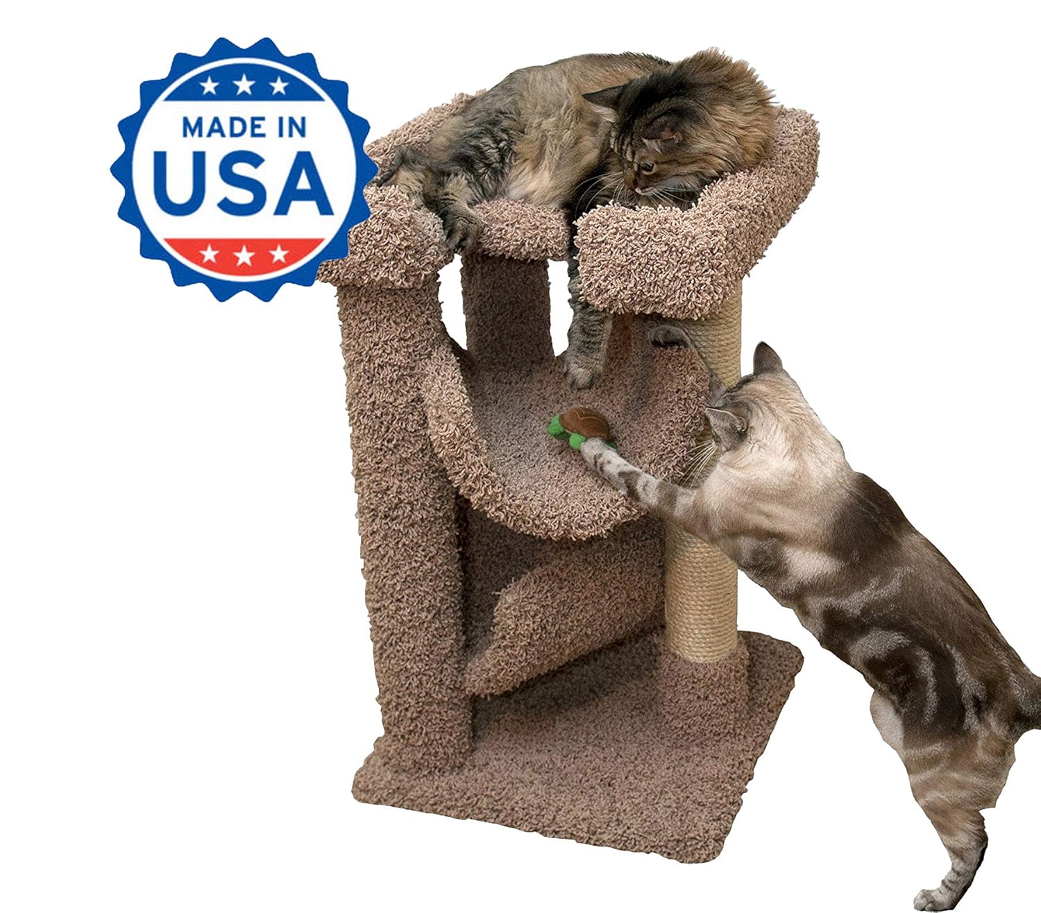 Best 4 tier cat furniture carpeted