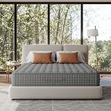Vesgantti 5FT King Mattress 10 Inch Hybrid Memory Foam Pocket Spring Grey view 4
