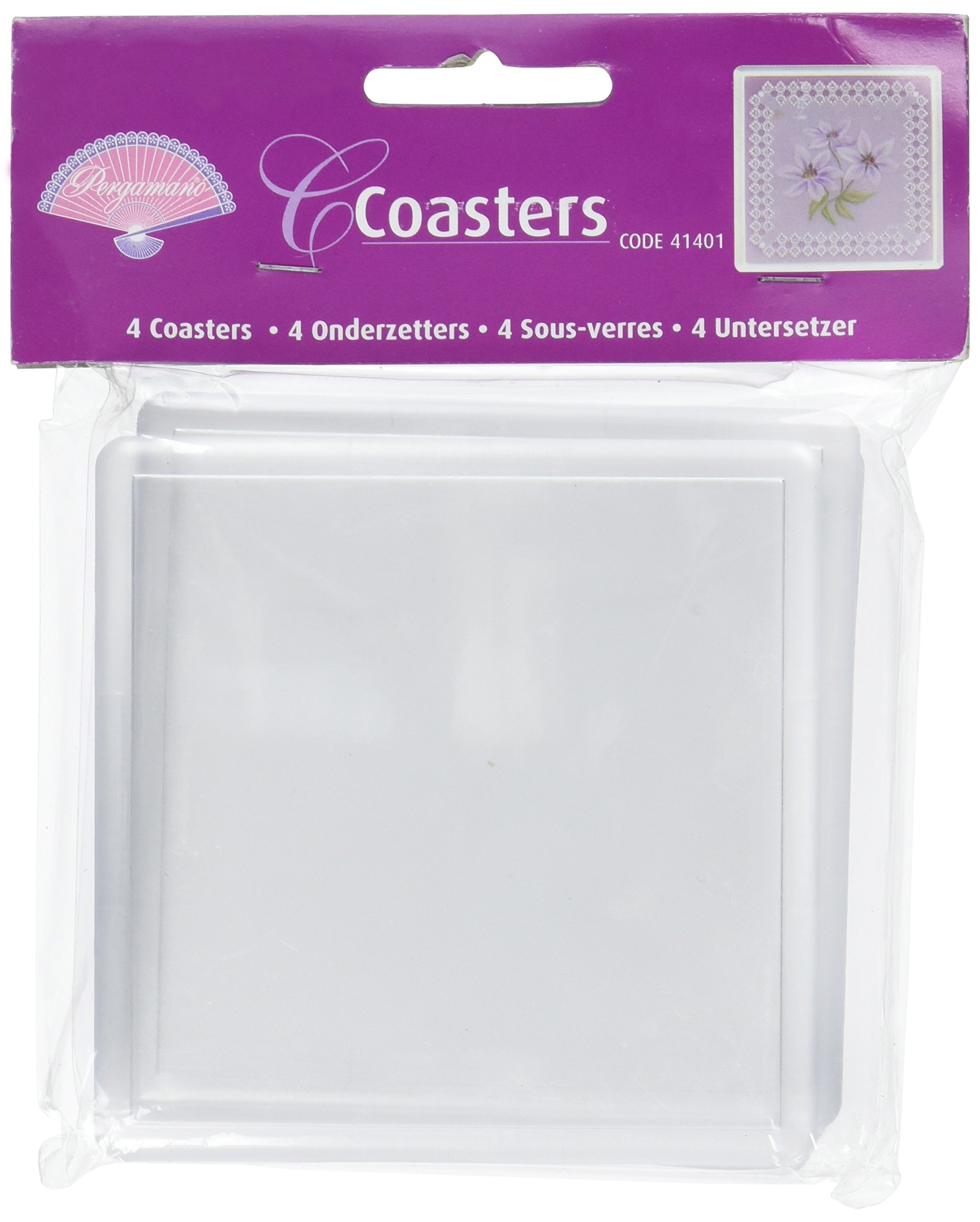 Pergamano Coasters, Pack of 4