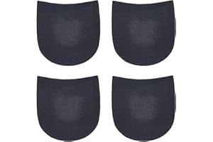 NICENEEDED 2 Pairs Shoe Heel Repair Pads, Extra Large Rubber Repair Heels Pad, Anti Slip Boot Heel Replacement for Men’s and 