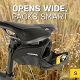 Topeak Unisex Aero Wedge Pack Saddle Bag Black 0.66 L 17x8x12 cm view 3