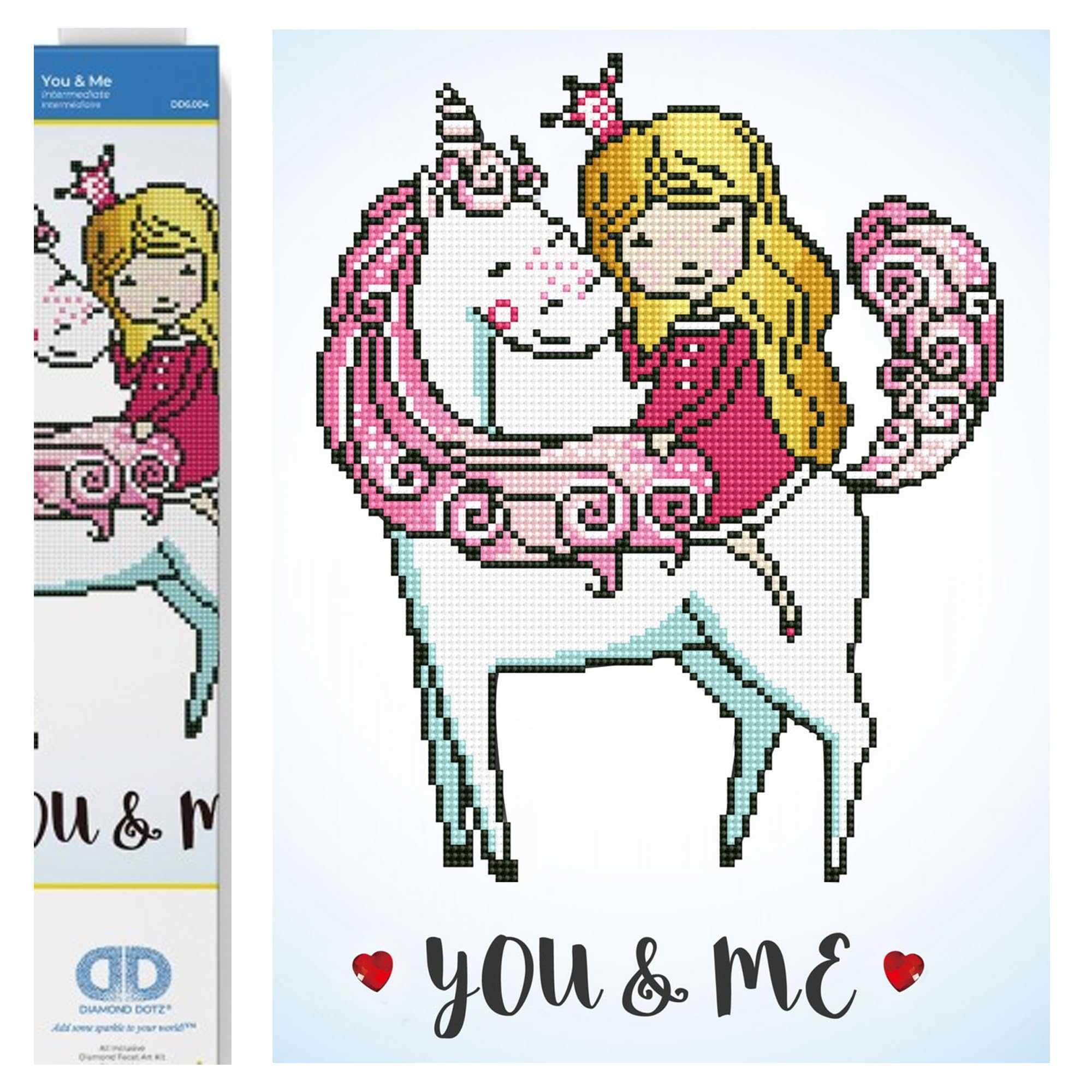 Diamond Painting Kit, Intermediate, DD6, You & Me