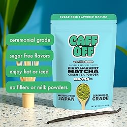 Caff Off Vanilla Matcha Green Tea Powder From Japan