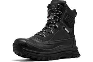 Coostar Snow Boots for Men Insulated Waterproof Winter Boots Outdoor Boot for Cold Weather