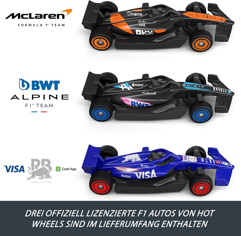Racing Formel 1 Sprint-Rennstrecken-Set und 3 Autos