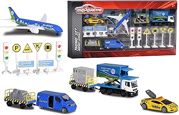 Majorette – Majo Big theme Set Airport Coffret coches en miniatura, 7/212057720038, multicolor , color/modelo surtido: Amazon.es: Juguetes y juegos