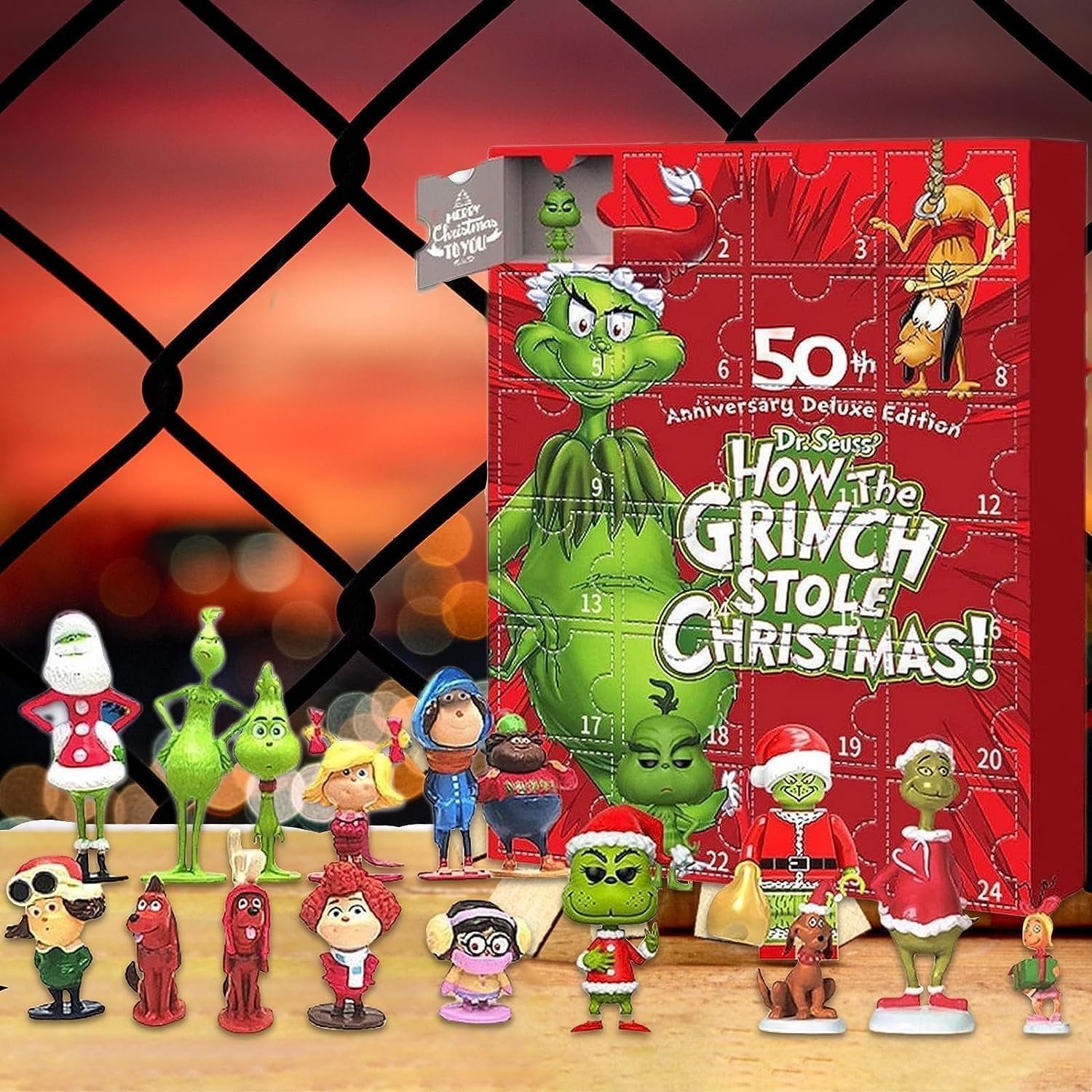 Advent Calendars - Christmas Advent Calendar 2023, 24 Days of Christmas Advent Calendars, 24PC Cute Cartoon Elf Figures Doll Christmas Countdown Calendar for Kids, Xmas Vacation Stocking Stuffer Gifts Idea
