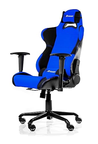 Arozzi Torretta Series Gaming Racing Style Swivel Chair, Blue