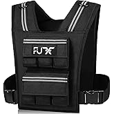 FUFF Adjustable Weighted Vest Men,20/30/40 LB Weight Vest for Strength Trainin, Workout Vest Woman with Removable Iron Weights for Walking, Rucking, Running, Exercise