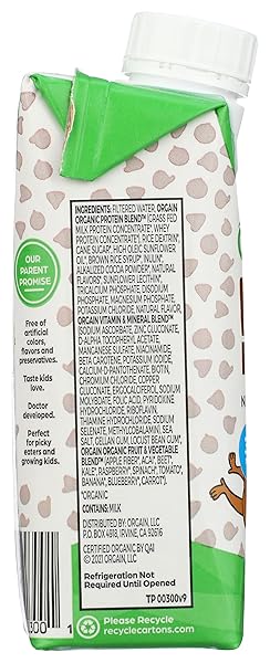 ORGAIN SHAKE HLTHY KID CHOCOLATE ORG,, 8.25 OUNCE ()