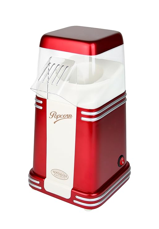 Nostalgia SNP8 Palomitero, 1100 W, Rojo: Amazon.es: Hogar