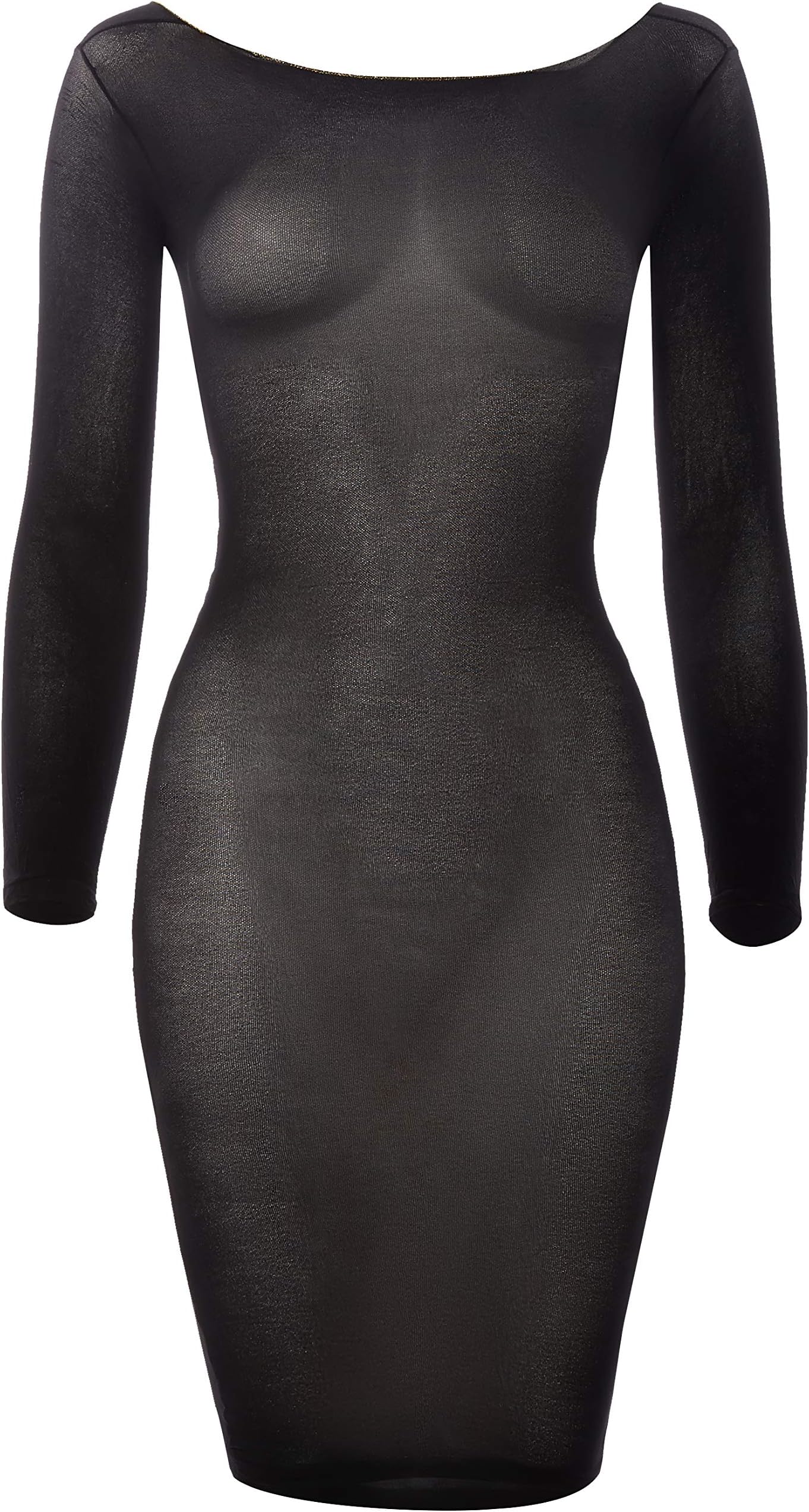 Mandy Mystery lingerie Women's 27138101101 Mandy Mystery Lingerie-Small/Medium-Nylon Mini Sexy Summer Dress, Black (Nero 001), 28 (Size: Unknown)