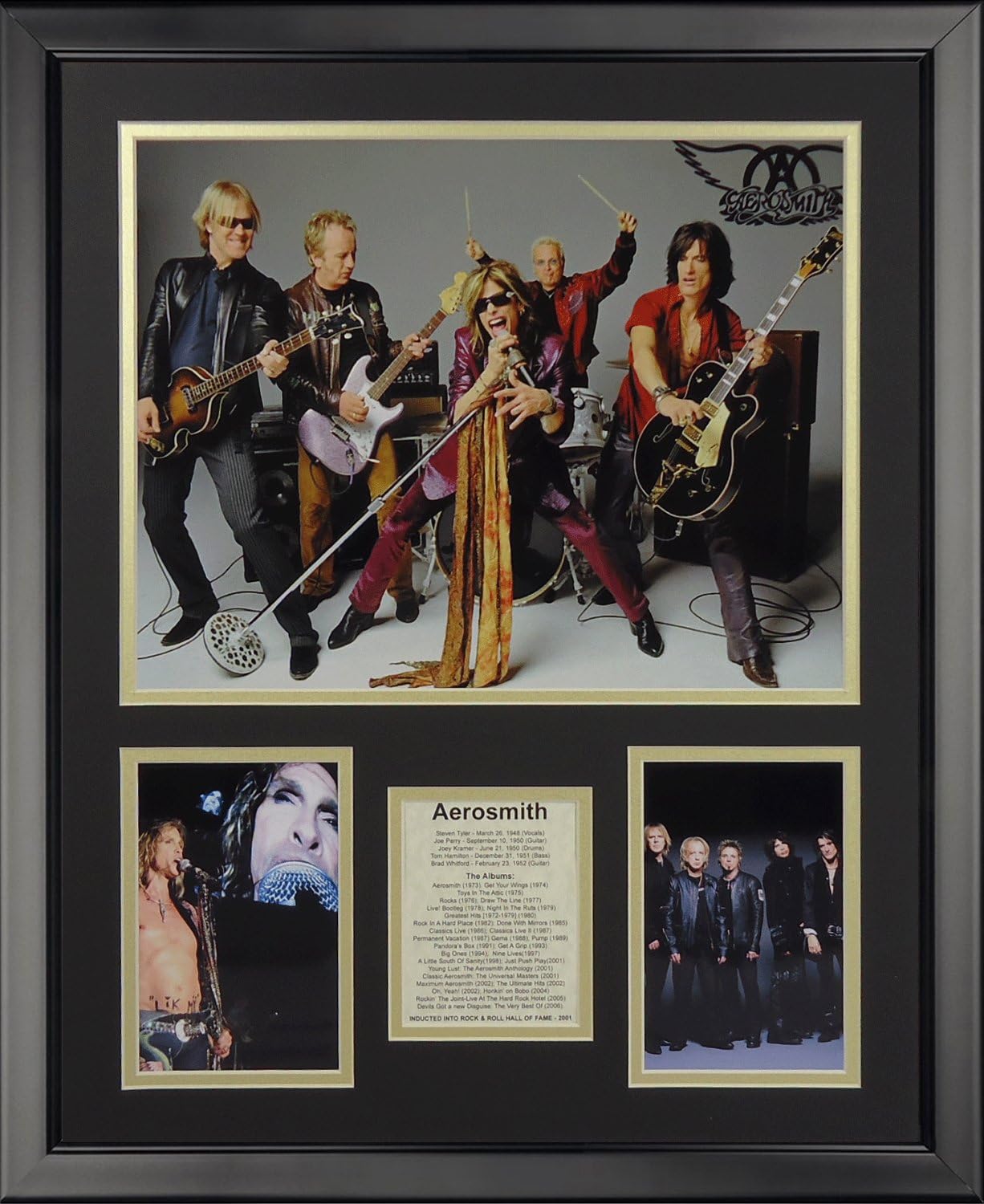 Photographs - Legends Never Die Aerosmith II Framed Photo Collage, 16